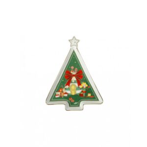 Vassoietto natale albero con stella